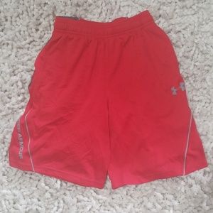 {Under Armour} Boys Red Shorts